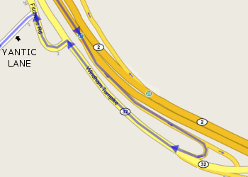 Exit 27 off RT 2 EAST