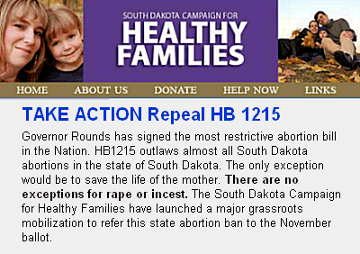The South Dakota Campaign for Healthy Families